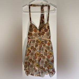 Jordache Bohemian Boho flowy top Size Small